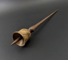 Load image into Gallery viewer, Bell support spindle in hopea burl and walnut