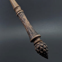 Load image into Gallery viewer, Wand spindle in ebonized walnut