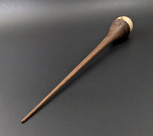 Load image into Gallery viewer, Birdhouse spindle in maple burl and walnut