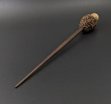 Load image into Gallery viewer, Morel mushroom support spindle in maple and walnut