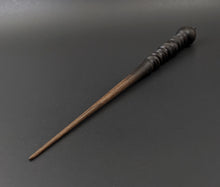 Load image into Gallery viewer, Wand spindle in ebonized walnut