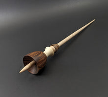 Load image into Gallery viewer, Tiny dancer spindle in cocobolo, holly, and curly maple