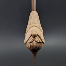 Load image into Gallery viewer, Gnome support spindle in maple and walnut