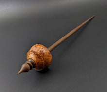 Load image into Gallery viewer, Tibetan style spindle in amboyna burl and walnut