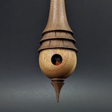 Load image into Gallery viewer, Birdhouse spindle in canarywood and walnut
