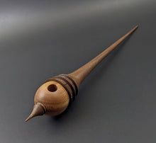 Load image into Gallery viewer, Birdhouse spindle in canarywood and walnut