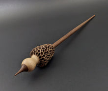 Load image into Gallery viewer, Morel mushroom support spindle in maple and walnut
