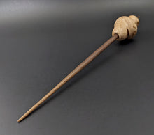 Load image into Gallery viewer, Mushroom support spindle in maple burl and walnut