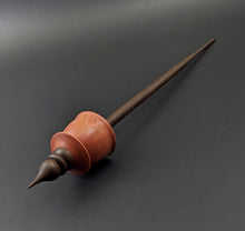 Load image into Gallery viewer, Teacup spindle in pink ivory and walnut