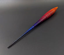 Load image into Gallery viewer, Phang spindle in hand dyed curly maple