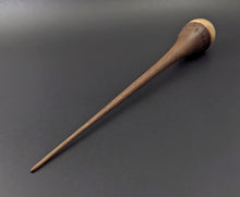 Load image into Gallery viewer, Birdhouse spindle in maple burl and walnut