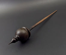 Load image into Gallery viewer, Cauldron spindle in bog oak and walnut