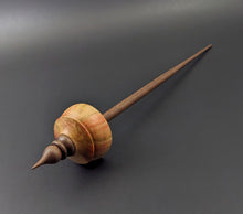 Load image into Gallery viewer, Tibetan style spindle in flame box elder and walnut