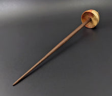 Load image into Gallery viewer, Tibetan style spindle in flame box elder and walnut
