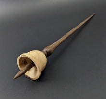 Load image into Gallery viewer, Bell support spindle in elm burl and walnut