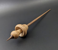 Load image into Gallery viewer, Mushroom support spindle in maple burl and walnut