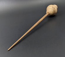 Load image into Gallery viewer, Mushroom support spindle in maple burl and walnut