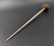 Load image into Gallery viewer, Sheep support spindle in walnut and curly maple