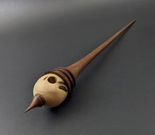 Load image into Gallery viewer, Birdhouse spindle in maple burl and walnut (<font color="red"<b>RESERVED</b></font> for PerditaXdream)