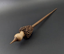 Load image into Gallery viewer, Morel mushroom support spindle in maple and walnut