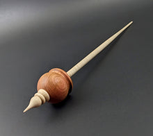 Load image into Gallery viewer, Cauldron spindle in pink ivory and curly maple