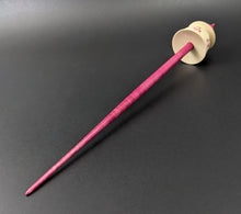 Load image into Gallery viewer, Teacup spindle in holly and hand dyed curly maple