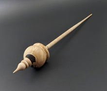 Load image into Gallery viewer, Cauldron spindle in maple burl and curly maple
