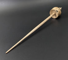 Load image into Gallery viewer, Cauldron spindle in maple burl and curly maple