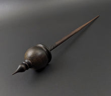Load image into Gallery viewer, Cauldron spindle in bog oak and ebonized walnut