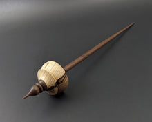 Load image into Gallery viewer, Tibetan style spindle in spalted maple and walnut