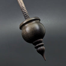 Load image into Gallery viewer, Cauldron spindle in bog oak and walnut