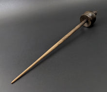 Load image into Gallery viewer, Cauldron spindle in bog oak and walnut