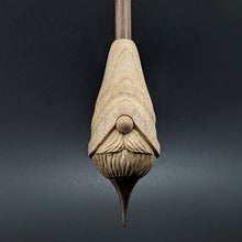 Load image into Gallery viewer, Gnome support spindle in maple and walnut