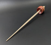 Load image into Gallery viewer, Cauldron spindle in pink ivory and curly maple