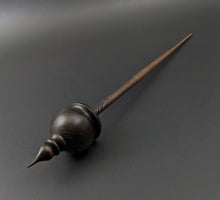 Load image into Gallery viewer, Cauldron spindle in bog oak and walnut