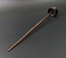Load image into Gallery viewer, Cauldron spindle in bog oak and walnut