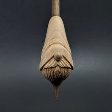 Load image into Gallery viewer, Gnome support spindle in maple and walnut