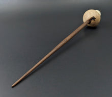 Load image into Gallery viewer, Mushroom support spindle in maple burl, holly, and walnut