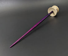 Load image into Gallery viewer, Teacup spindle in holly and hand dyed curly maple