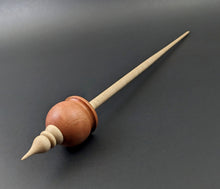Load image into Gallery viewer, Cauldron spindle in pink ivory and curly maple