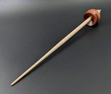 Load image into Gallery viewer, Cauldron spindle in pink ivory and curly maple