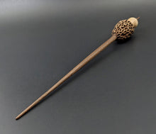 Load image into Gallery viewer, Morel mushroom support spindle in maple and walnut