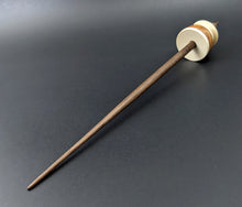 Load image into Gallery viewer, Teacup spindle in holly, amboyna burl, and walnut