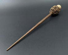 Load image into Gallery viewer, Morel mushroom support spindle in maple and walnut