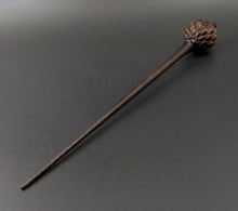Load image into Gallery viewer, Dragon egg bead spindle in cocobolo and ebonized walnut