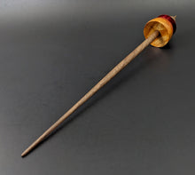 Load image into Gallery viewer, Teacup spindle in hand dyed maple burl and walnut