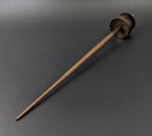 Load image into Gallery viewer, Teacup spindle in bog oak and walnut