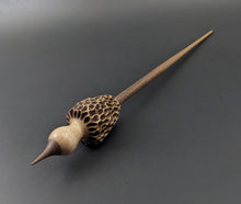 Load image into Gallery viewer, Morel mushroom support spindle in maple and walnut