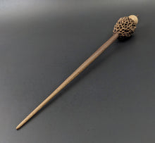 Load image into Gallery viewer, Morel mushroom support spindle in maple and walnut