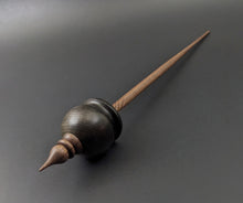 Load image into Gallery viewer, Cauldron spindle in bog oak and walnut
